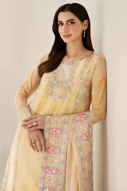 Farasha Printed Embroidered Lawn