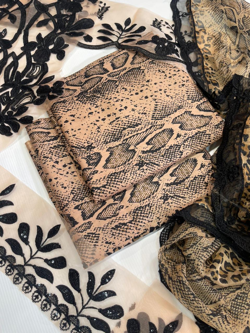 Maria Digital Printed Embroidered 3Pc