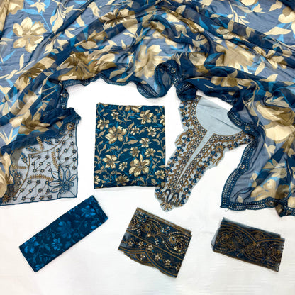 Printed Embroidered Lawn 3PC Unstitched