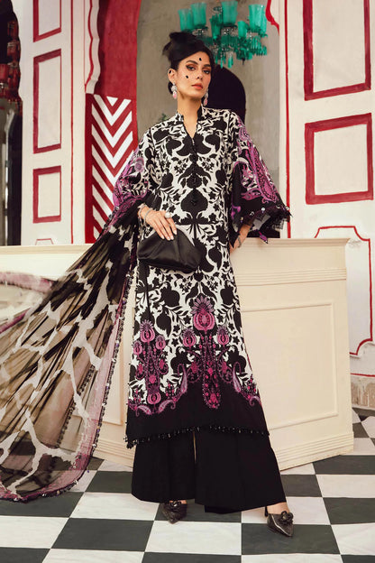 Maria B Embroidered Printed Lawn 3PC Unstitched