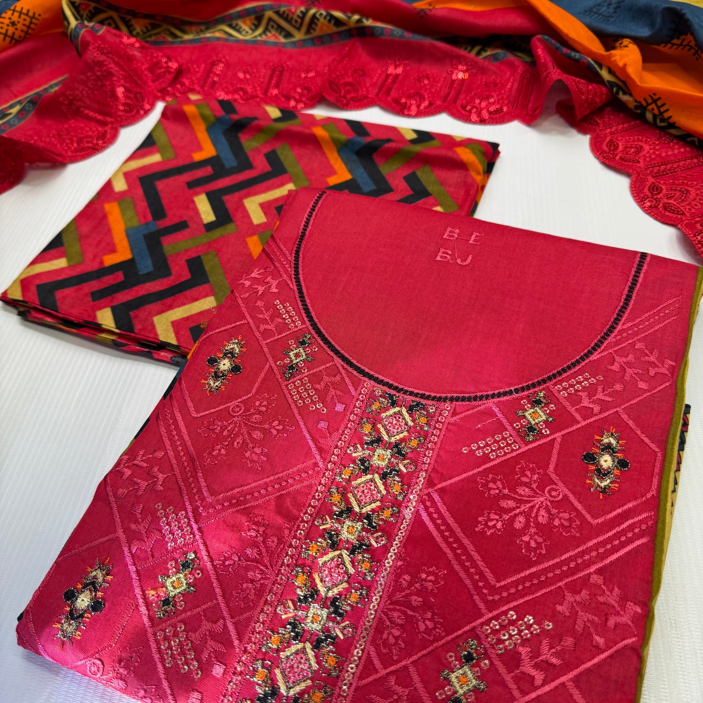 Bin Saeed Printed Embroidered 3PC