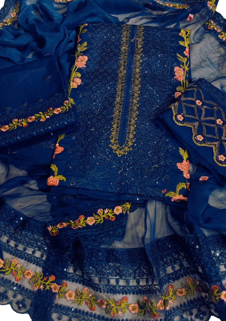 Ramsha Emroidered Lawn 3 Pcs