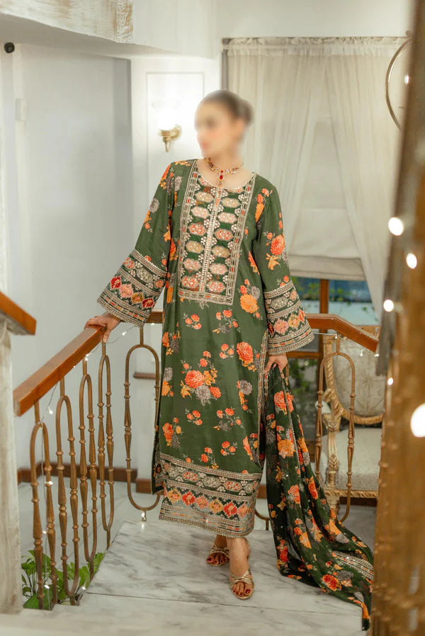 Aneela's Collection Digital Printed Lawn Suit