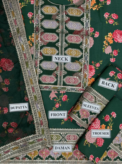 Aneela's Collection Digital Printed Lawn Suit
