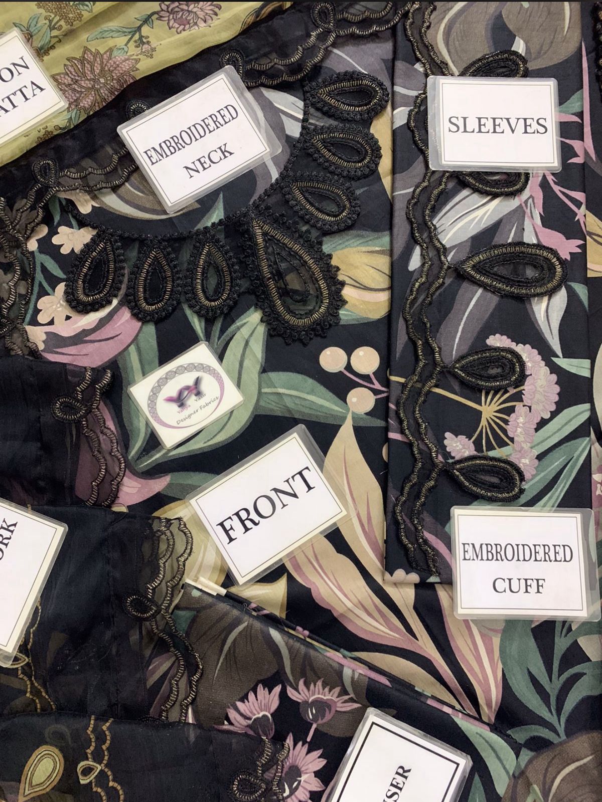 BAROQUE Embroidered Printed Lawn Suit