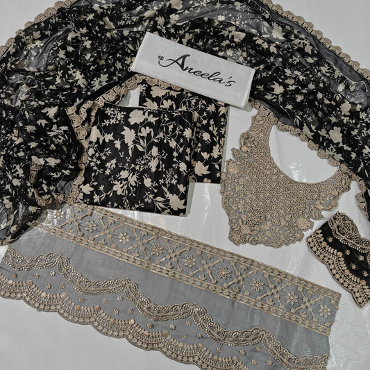 Aneela's Printed Lawn 3PC