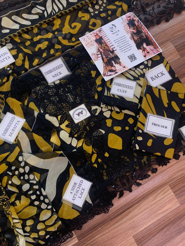 Maria B Printed Embroidered Lawn 3PC Unstitched