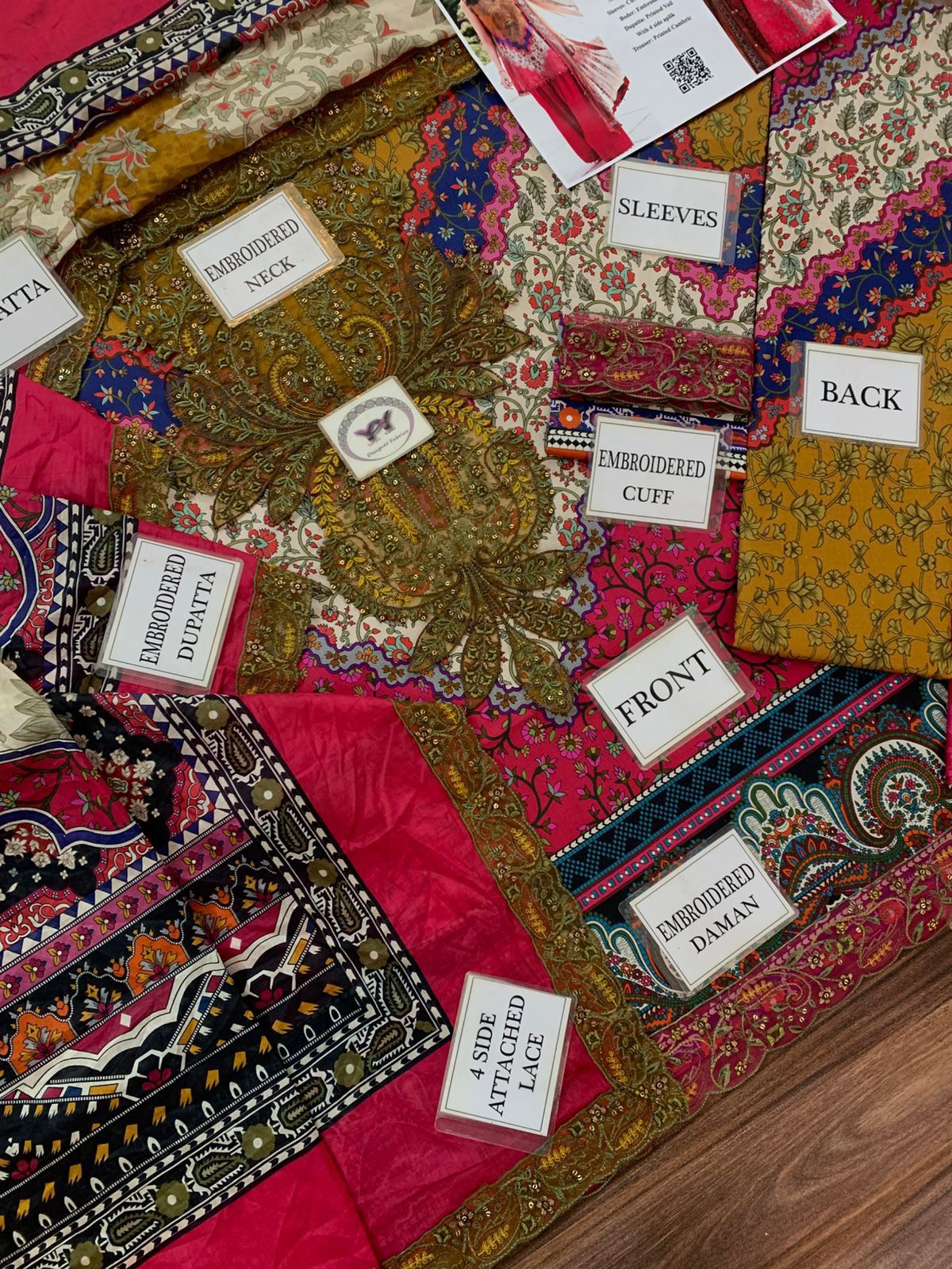 Maria B Embroidered Printed Lawn 3PC Unstitched