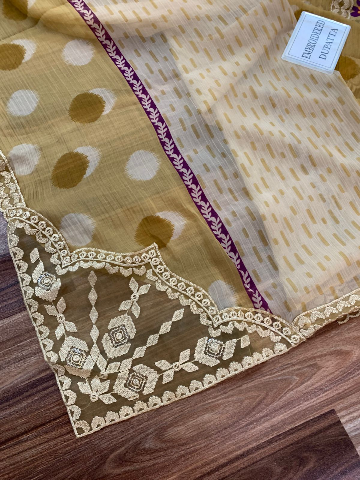 Baroque Embroidered Printed Lawn 3PC Unstitched