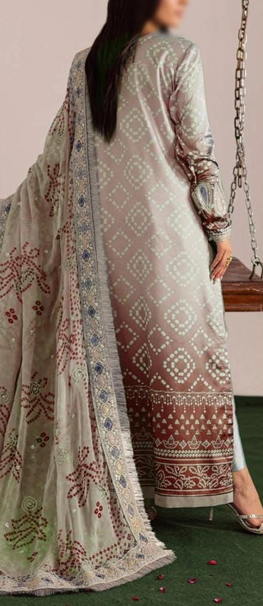 Nureh Embroidered Printed Lawn 3PC Unstitched