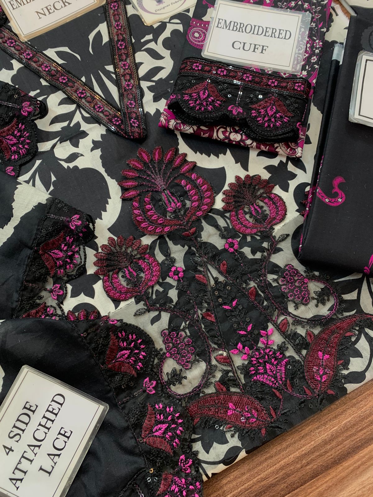 Maria B Embroidered Printed Lawn 3PC Unstitched