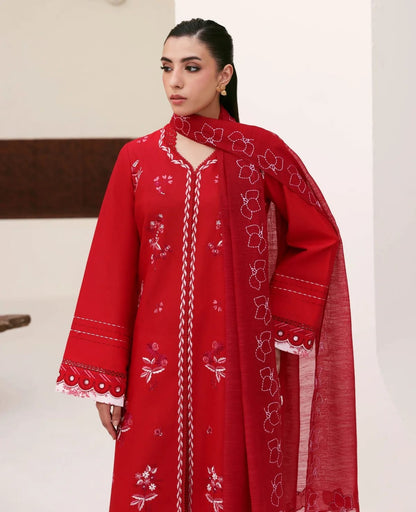 Zelbury Winter Collection Embroidered Dhanak 3PC
