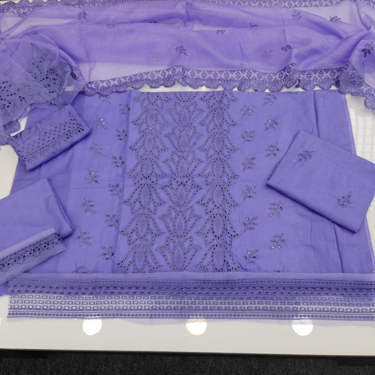 Johra Party Wear Luxury Embroidered Cotton 3PC