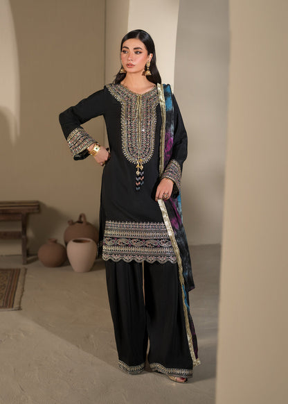 Zarqun Luxury Embroidered 3PC | Silk