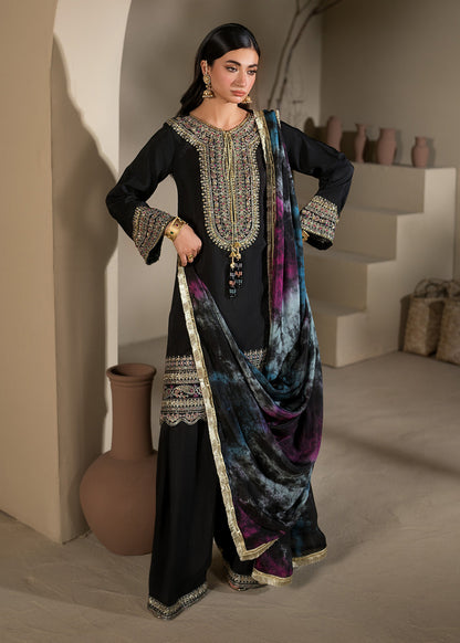 Zarqun Luxury Embroidered 3PC | Silk