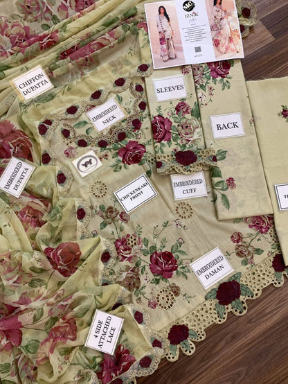 Iznik Heavy Embroidered Dress