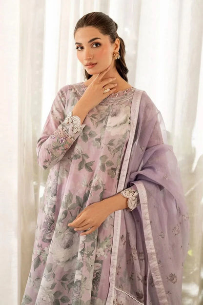 Baroque Printed Embroidered Lawn 3PC