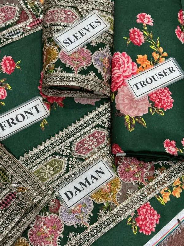 Aneela's Collection Digital Printed Lawn Suit - Memon Clothes