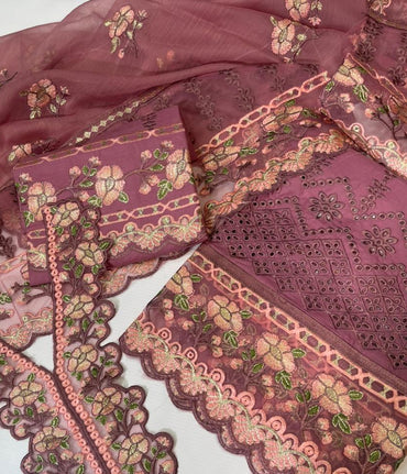 Johra Fancy Embroidered Unstitched 3Pc