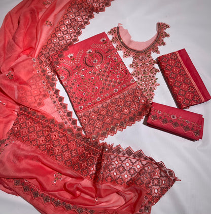 Luxury Ramsha Embroidered Cotton