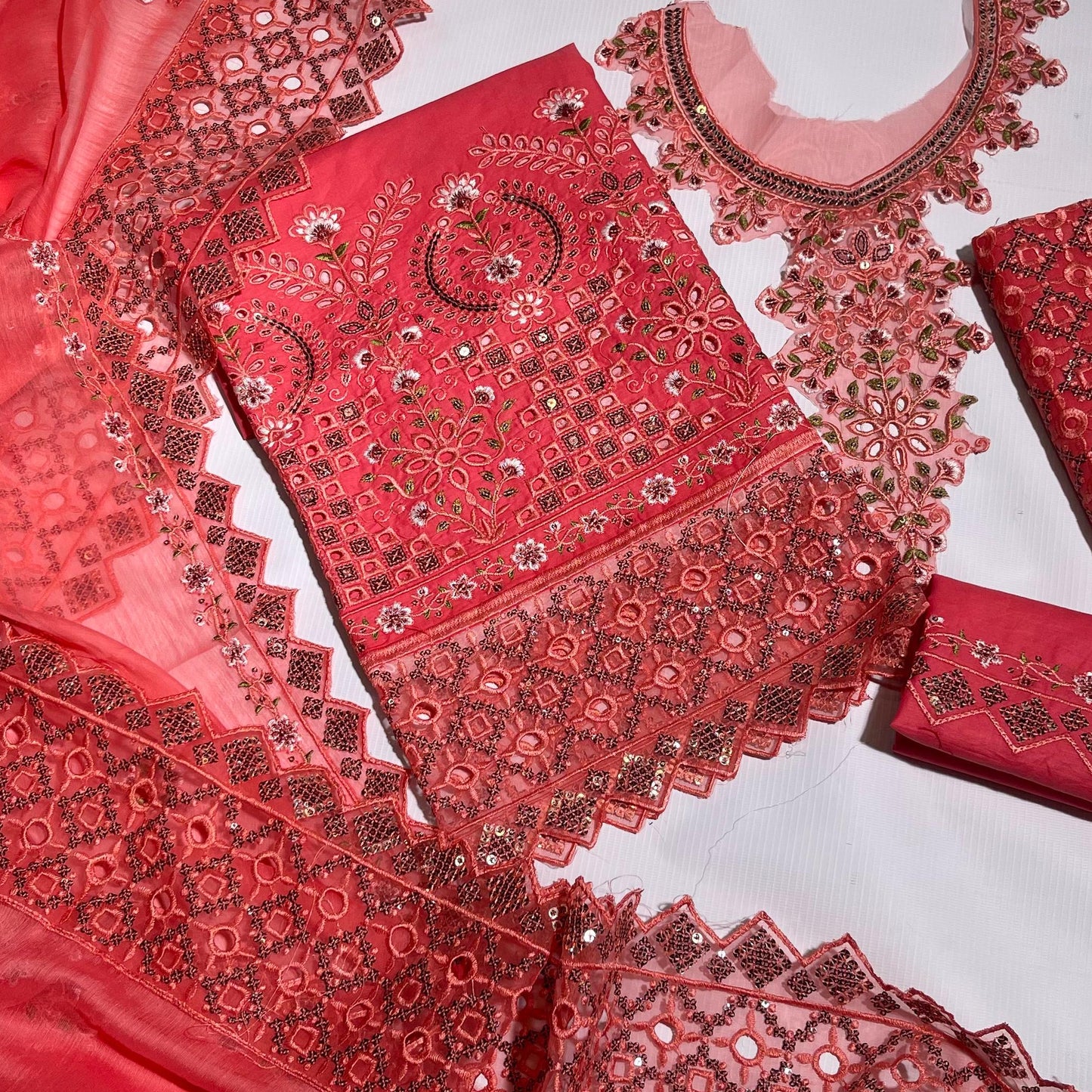 Luxury Ramsha Embroidered Cotton