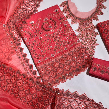 Luxury Ramsha Embroidered Cotton