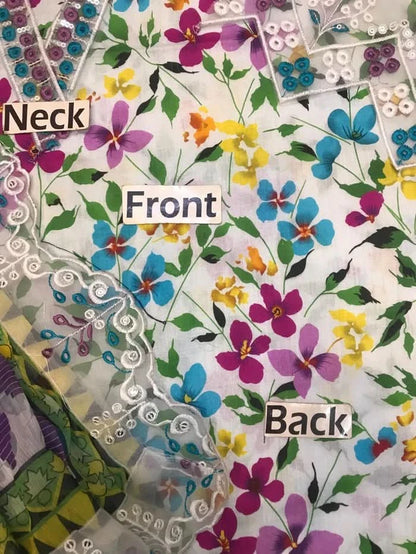 Gull Jee Luxury Lawn 3 Piece Unstitched - Memon Clothes