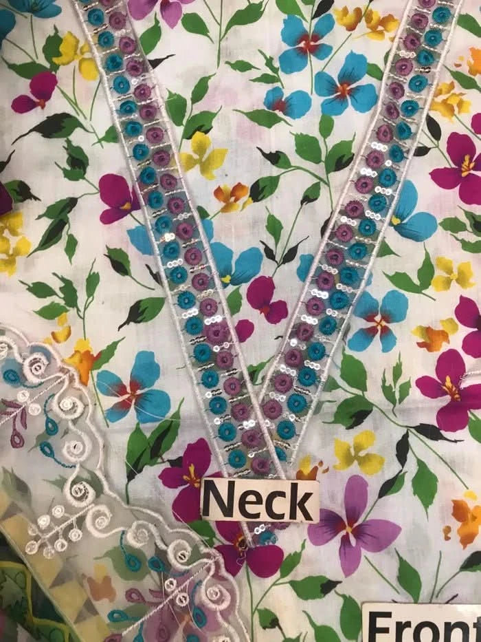 Gull Jee Luxury Lawn 3 Piece Unstitched - Memon Clothes