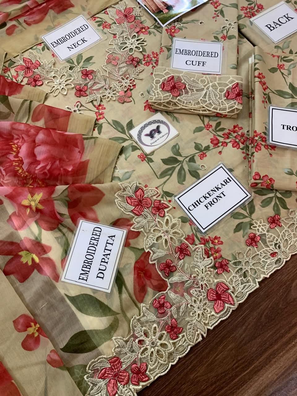 Iznik Printed ChickenKari 3PC - Memon Clothes