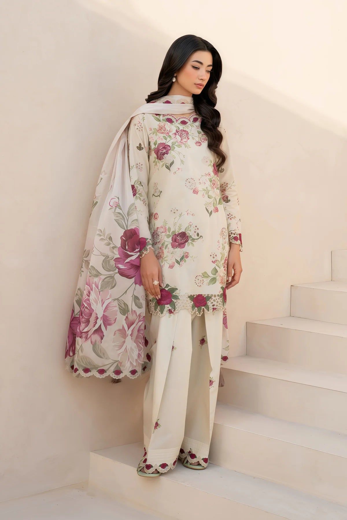 Iznik Heavy Embroidered Dress