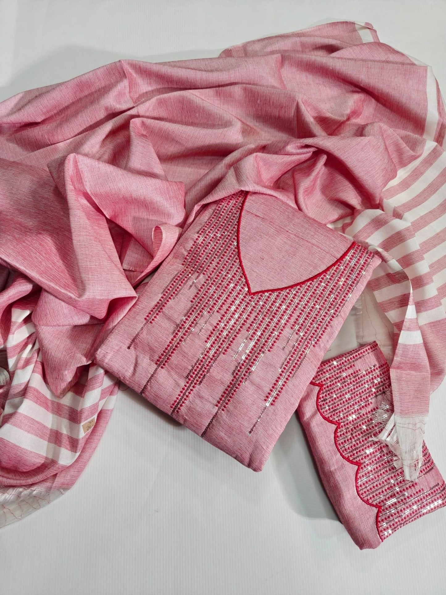 Khaddar Embroidered Suit Unstitched 3PC - Memon Clothes