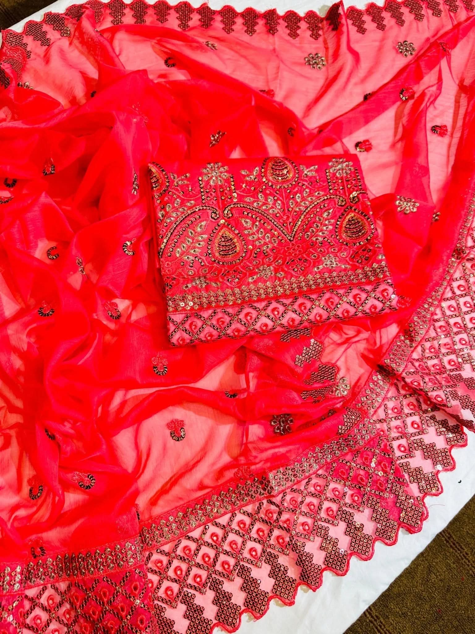 LIFAN Unstitched Embroidered Cotton - Memon Clothes