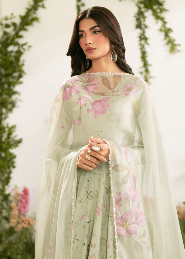 Luxury Iznik Printed Embroidered 3PC - Memon Clothes