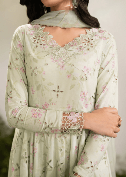 Luxury Iznik Printed Embroidered 3PC - Memon Clothes