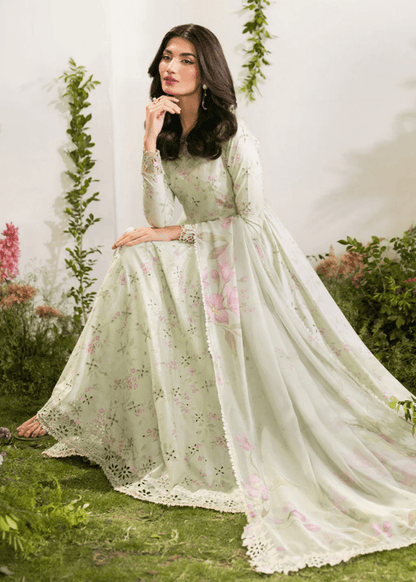 Luxury Iznik Printed Embroidered 3PC - Memon Clothes
