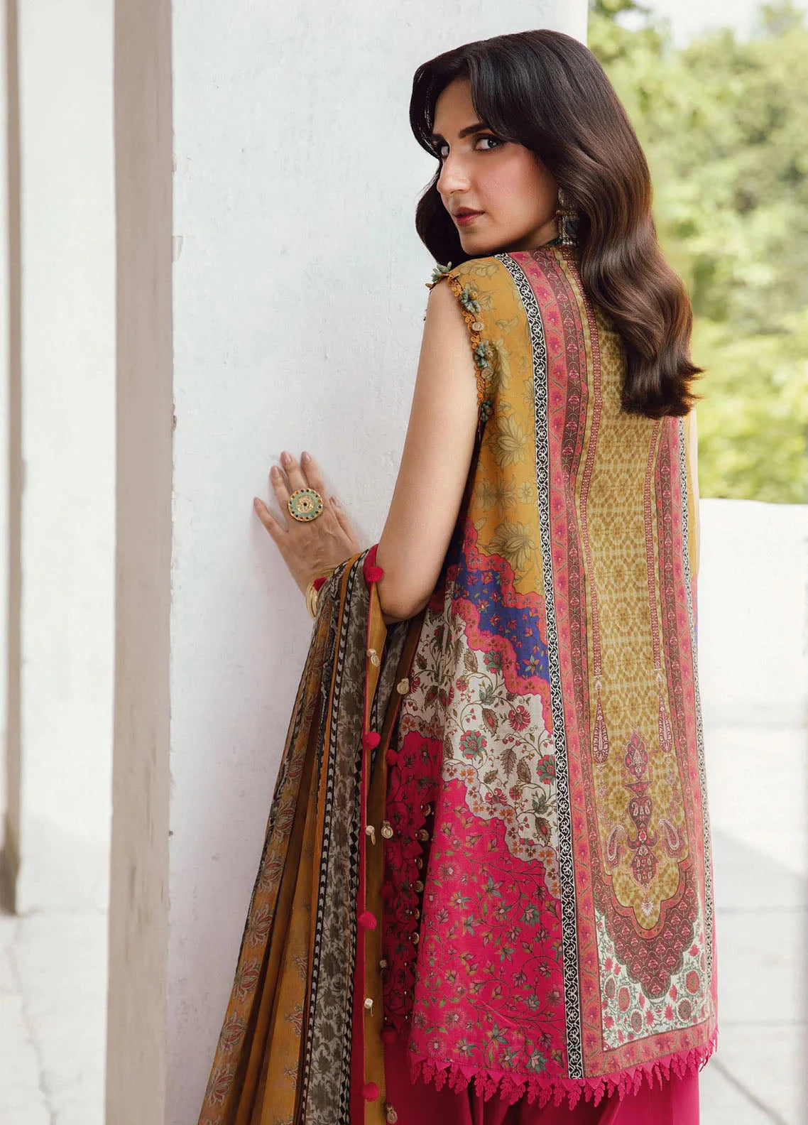 Maria B Embroidered Printed Lawn 3PC Unstitched