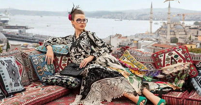 Maria.B MPrints Unstitched Printed 3 Peice Suit - Memon Clothes