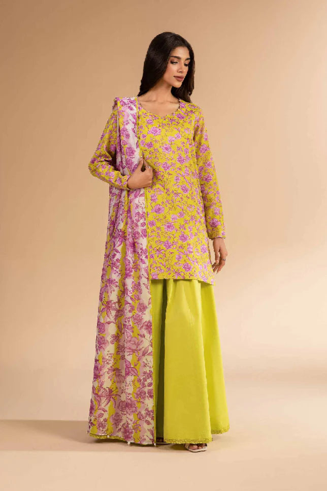 Nishat Printed Lawn 3PC
