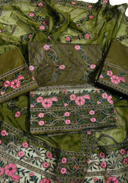 Ramsha Embroidered Cotton 3 Pcs - Memon Clothes