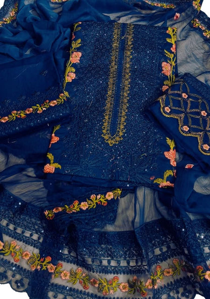 Ramsha Emroidered Lawn 3 Pcs - Memon Clothes