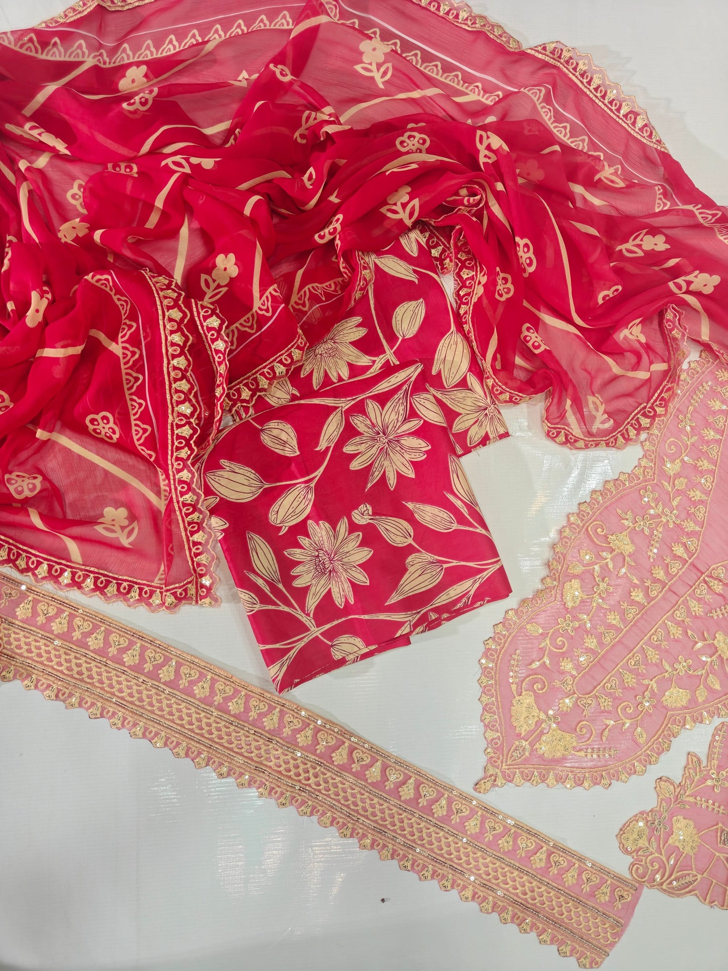 Baroque Printed Embroidered Lawn 3PC