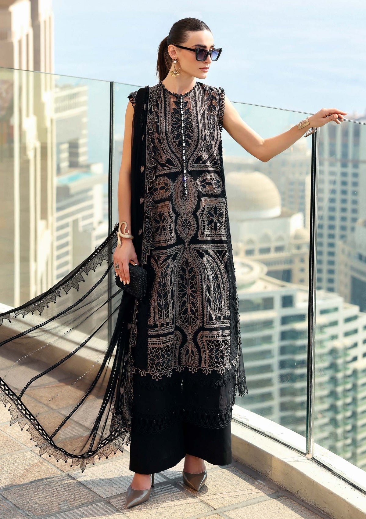 Maria B Heavy Embroidered 3PC Unstitched