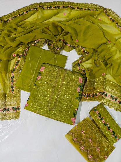 Ramsha Emroidered Lawn 3 Pcs