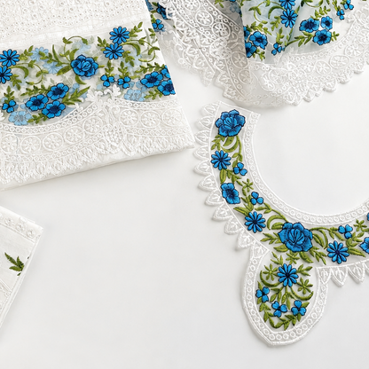 Elaf Fancy Chikan Kari Embroidered 3PC Unstitched