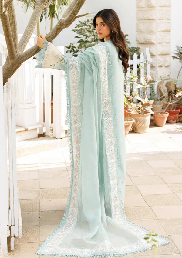 Afrozeh Printed Embroidered Lawn 3PC Unstitched