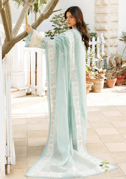 Afrozeh Printed Embroidered Lawn 3PC Unstitched