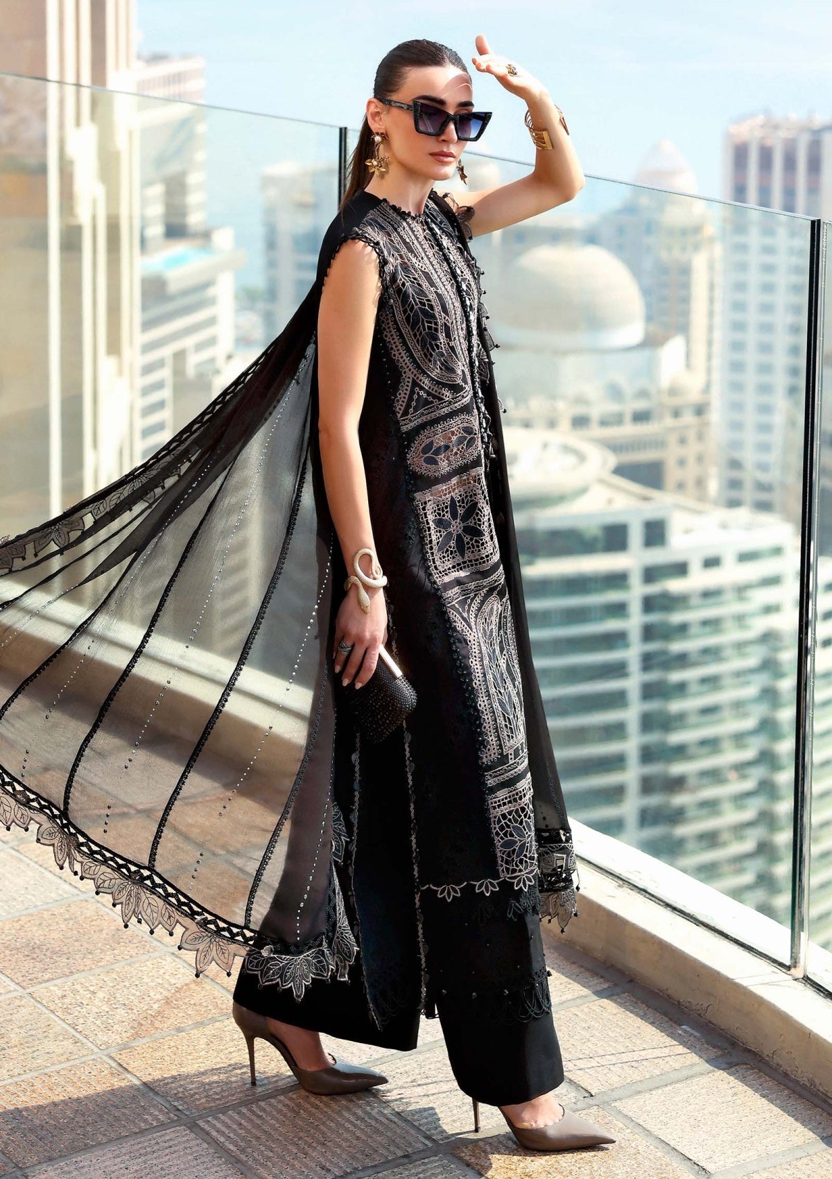 Maria B Heavy Embroidered 3PC Unstitched