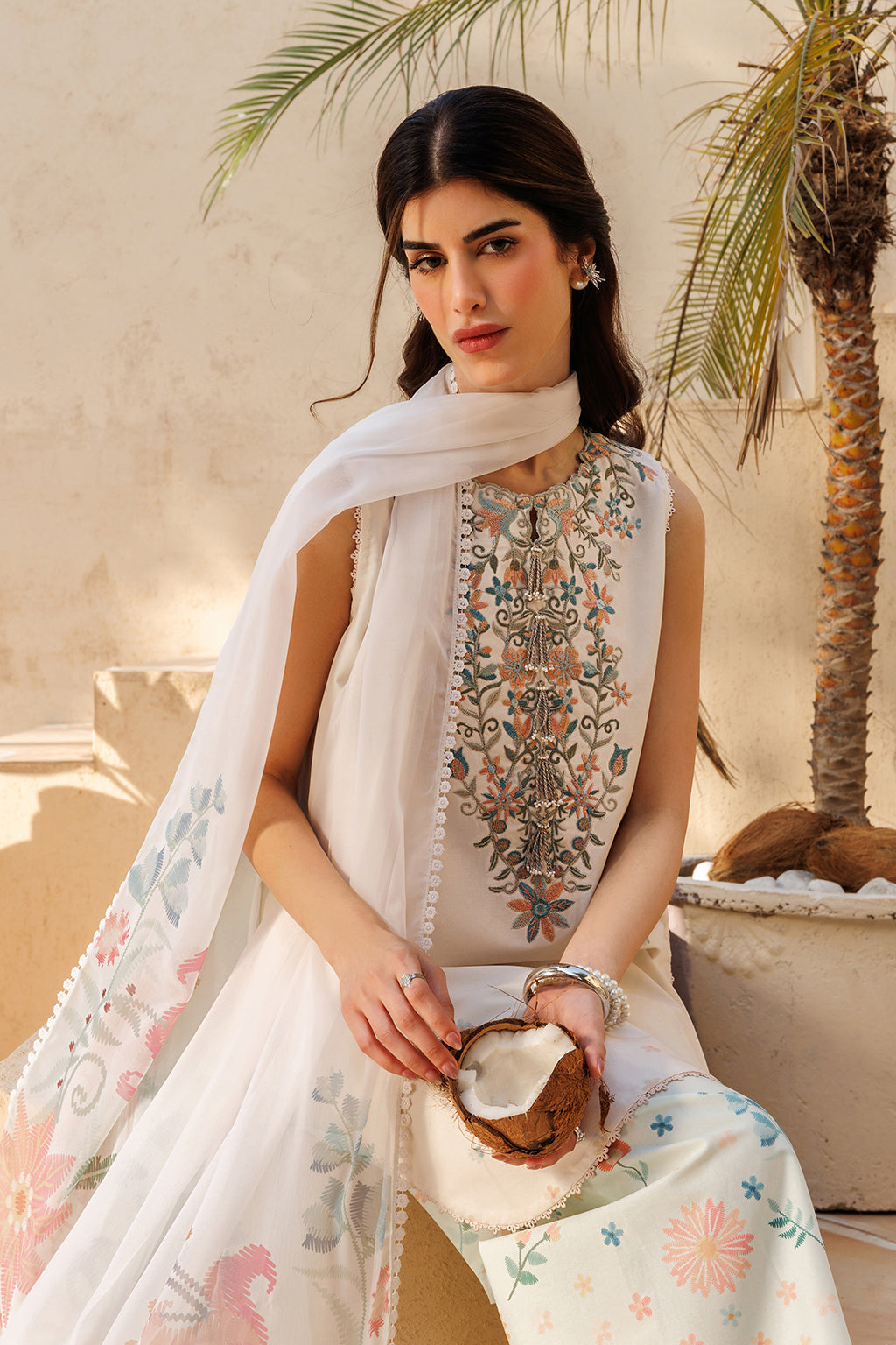 Iznik Printed Embroidered Lawn 3PC Unstitched