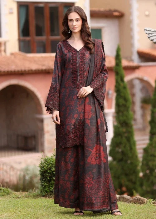 Mohagni Printed Embroidered Lawn 3PC Unstitched