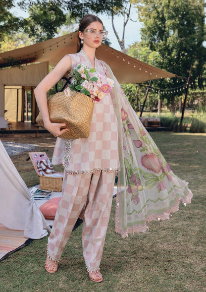 Iznik Printed Embroidered Lawn 3PC Unstitched